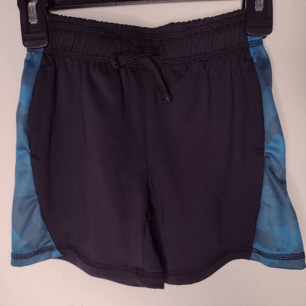NWT Runway Boy's Black/Blue Camo Shorts Multiple Sizes